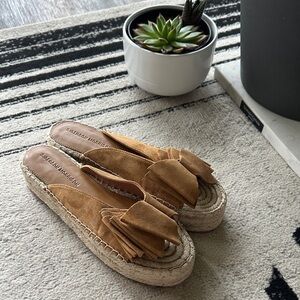 Sigerson Morrison Brown Espadrille Slides